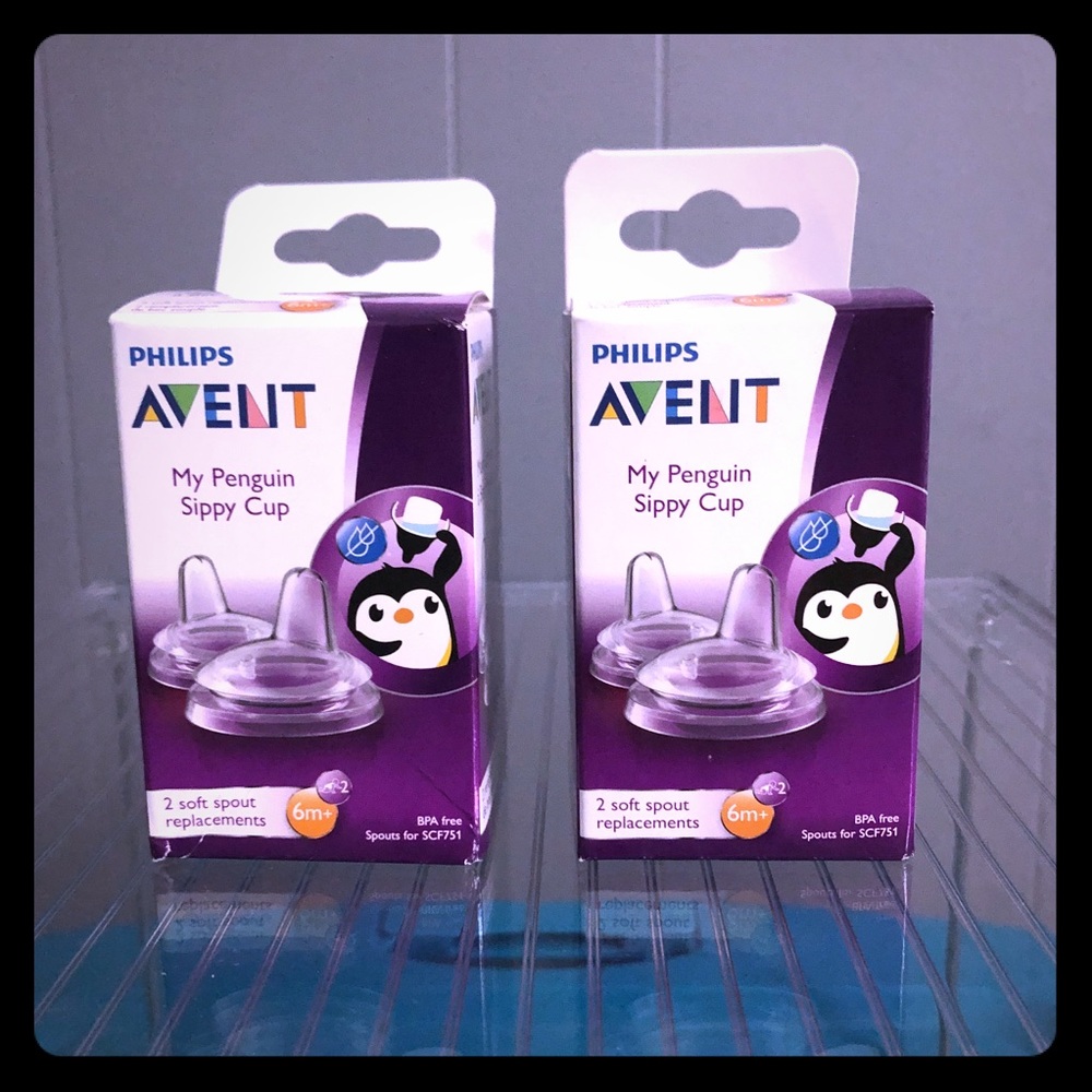 Philips Avent Sippy Cup Spouts (2 boxes together)